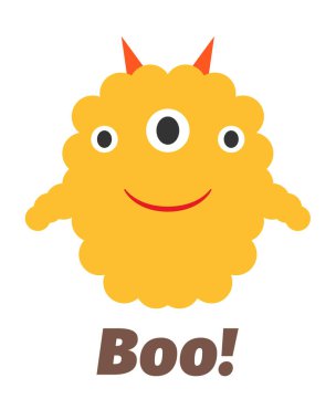 Boynuzlu ve üç gözlü bir canavar der ki: