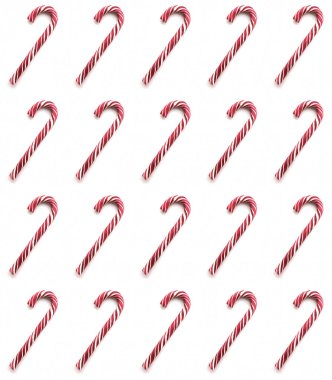 Beyaz arka planda izole edilmiş çizgili şekersiz desen