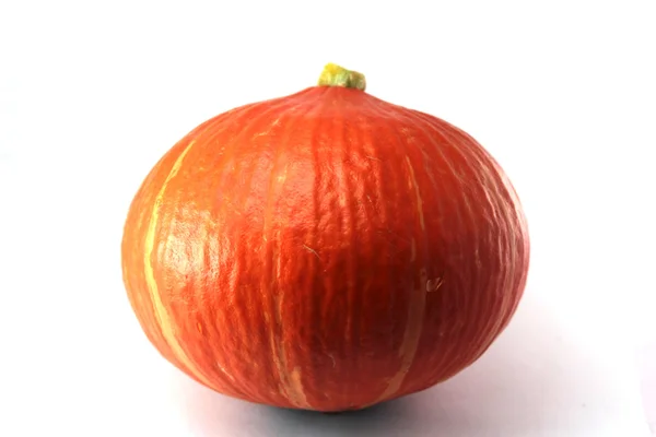 Isolated close - up of a realistic pumpkin — Stock Photo, Image