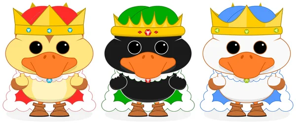 Üç Bilge Ducklings vektör