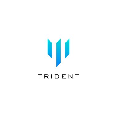 Trident logo tasarım şablonu