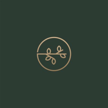 Soyut lüks logo tasarım şablonu