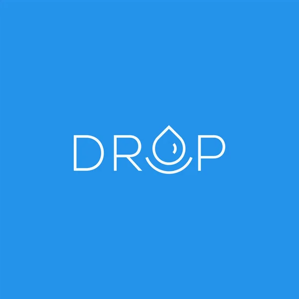 En küçük logotype damla logo sembolü tasarımı