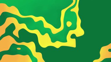 Dynamic Green Yellow Gradyan Akışkan Canlandırma Döngüsü