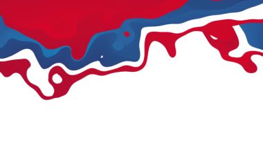 Kırmızı ve Mavi Soyut Akan Arkaplan Videosu