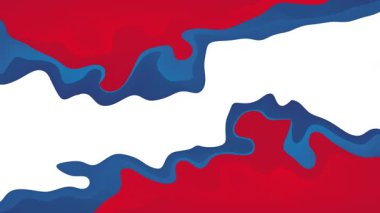 Dinamik Kırmızı Mavi Sıvı Hareket Arkaplan Canlandırması