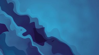 Mavi Akan Sıvı Soyut Animasyon Tasarımı Arkaplanı