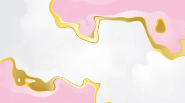 Zarif Pembe Altın Akan Çizgiler Sanat Arkaplanı