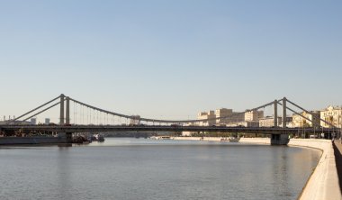 Kırım köprü. Moskova Nehri manzara