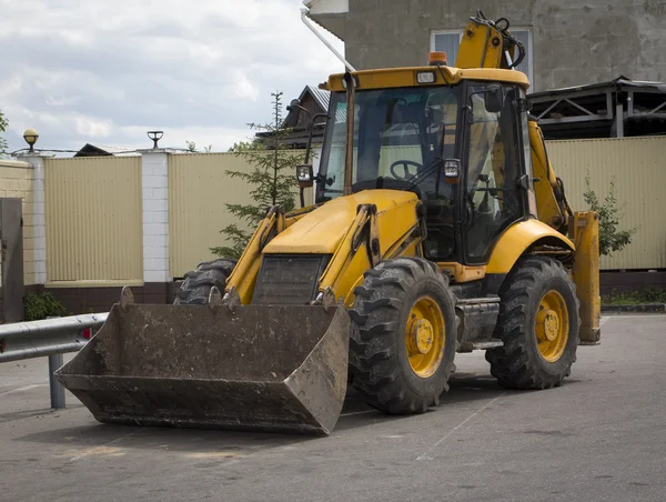 Big yellow tractor — Stock Photo, Image