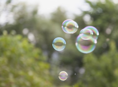 Gökkuşağı sabun köpüğü