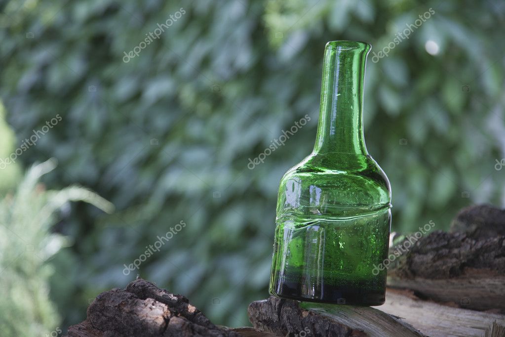 Download Antique Bottle Of Green Glass Stock Photo C Oleg111 89013378 Yellowimages Mockups