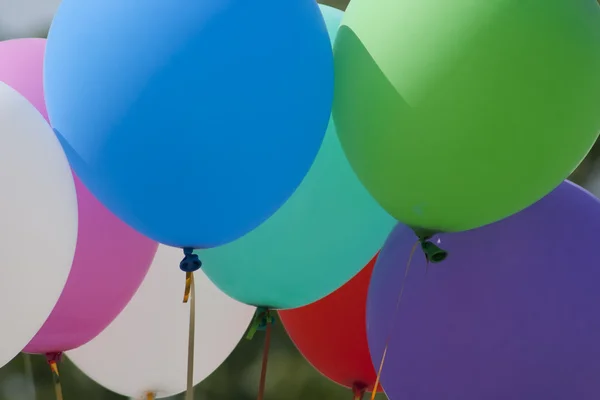 Bright multi-colored balloons — Stock Photo, Image