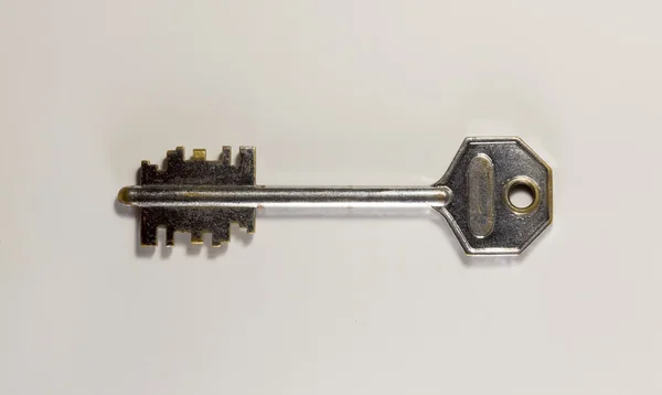 Old steel key. — Stock Photo, Image