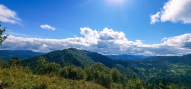 Güzel dağ manzarası. Doğa, seyahat