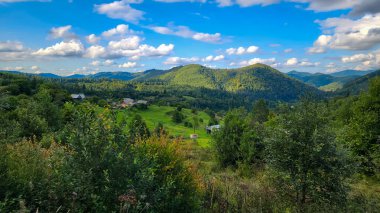 Dağlarda yaz manzarası, Ukrayna