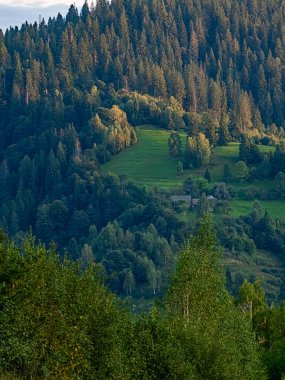 Dağların güzel manzarası