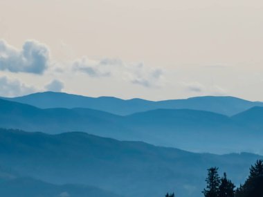 Güzel manzara. Karpat Dağları, Ukrayna, Avrupa.