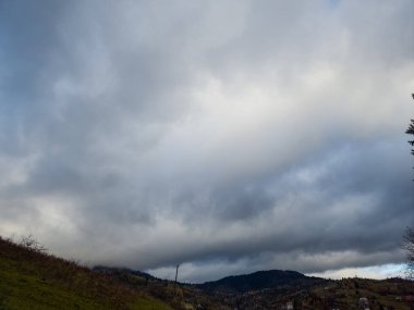 Dağların güzel manzarası