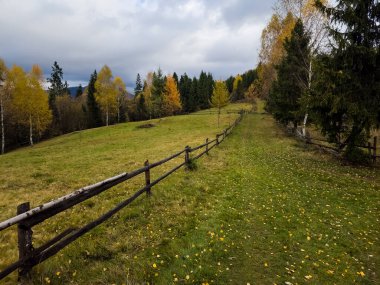Dağların güzel manzarası