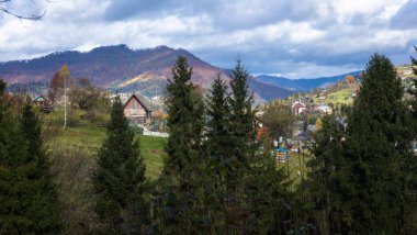 Karpat Dağlarının güzel manzarası