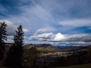 Karpat Dağlarının güzel manzarası