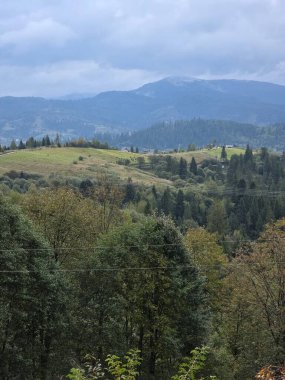 Dağların güzel manzarası
