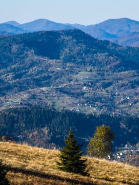 Karpat dağının güzel manzarası