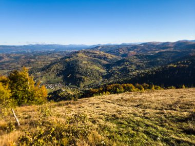Dağların güzel manzarası