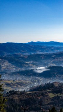 Dağların güzel manzarası