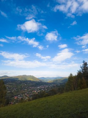view of beautiful landscape in mountains