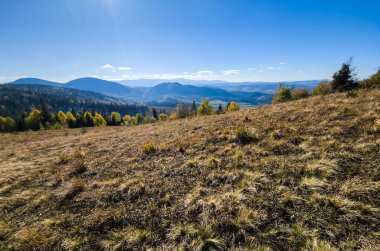 Dağların güzel manzarası