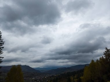 Karpat dağlarında sonbahar