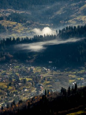 Dağların güzel manzarası