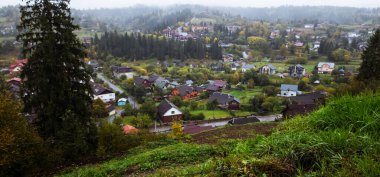 Karpat Dağları, Ukrayna 'da sonbahar manzarası