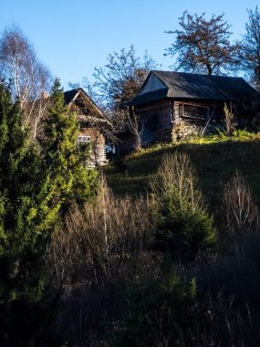 Dağların güzel manzarası