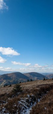 Dağların güzel manzarası
