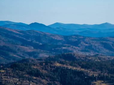 Güzel dağlar manzarası. Karpat Dağları