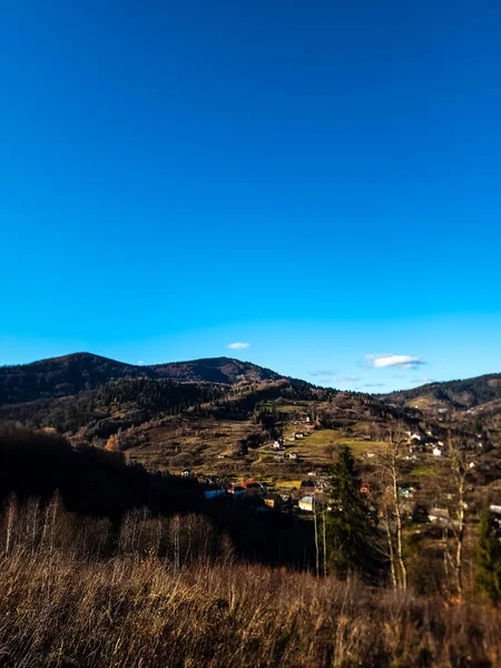 Karpat Dağları 'nın güzel manzarası