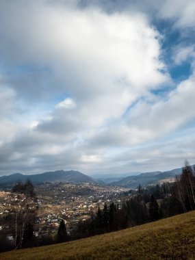 Dağların güzel manzarası