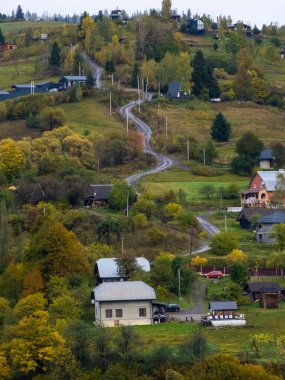 Yol ve evle kırsal alan