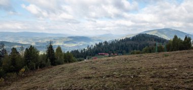 Karpatlar güzel sonbahar manzara