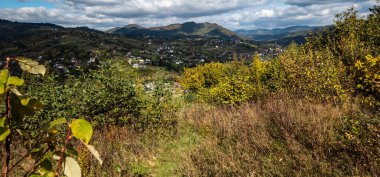 Dağların güzel manzarası