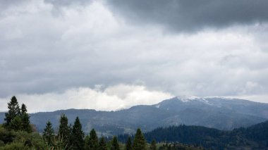 Güzel dağlar manzara. Doğa, seyahat