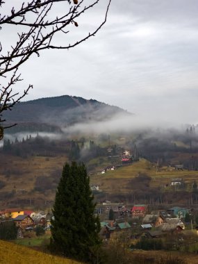 Dağların güzel manzarası