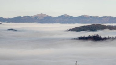 Güzel dağ manzarası. Doğa