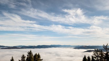 Güzel dağ manzarası. doğa arkaplanı