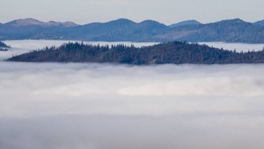 Güzel göl manzarası