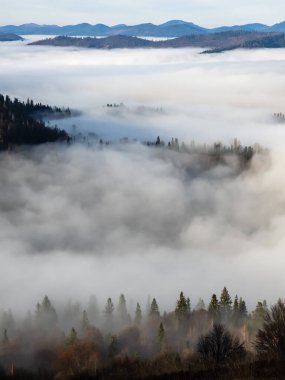 Dağların güzel manzarası