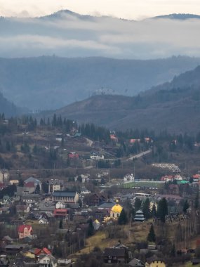 Ukrayna Karpatları 'nın güzel manzarası